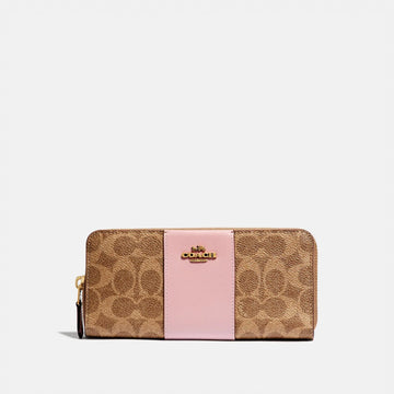 Coach Slim Accordion Zip Wallet