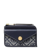 Monogram Zip Card Case