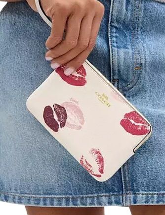 Coach Corner Zip Wristlet