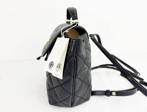 Willa quilted smooth leather backpack