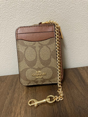 Coach Zip Card Case