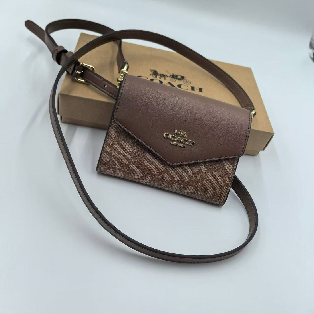 Coach Mini Envelope Wallet with Strap