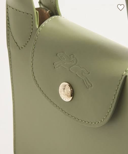 Longchamp Green Extra Small Leather Le Pliage Du Jardinier Bag