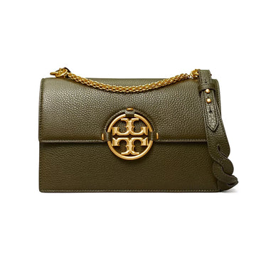 Tory Burch
Tory Burch Womens Miller Flap Shoulder Handbag - Lumber Umber
