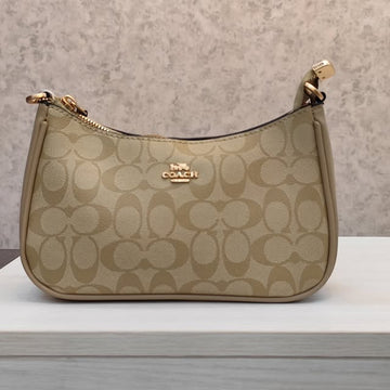 COACH Teri Shoulder Bag With Signature Canvas