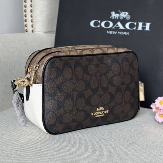 COACH CROSSBODY BAG MEDIUM KHAKI BROWN