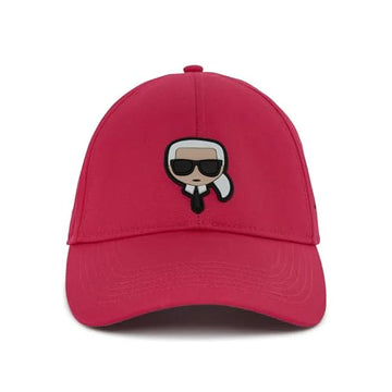 KARL LAGERFELD Women's Baseball Cap Karl Head Rubber Patch Sun Protection Casual Hat
