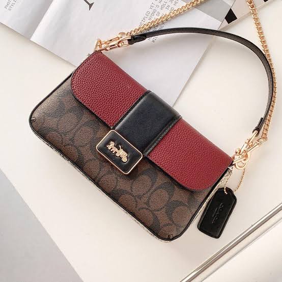 Coach Grace Shoulder Bag In Canvas Leather