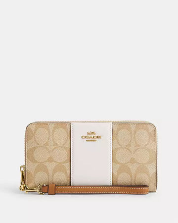 Coach Authentic Leather Accordion Zip Wallet *Boutique purchase