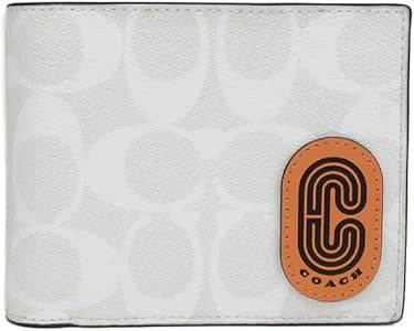 COACH MEN's 3 In 1 Wallet In Signature Canvas With Trompe
