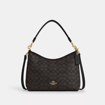 Coach Laurel Small Shoulder Bag In Signature Canvas
