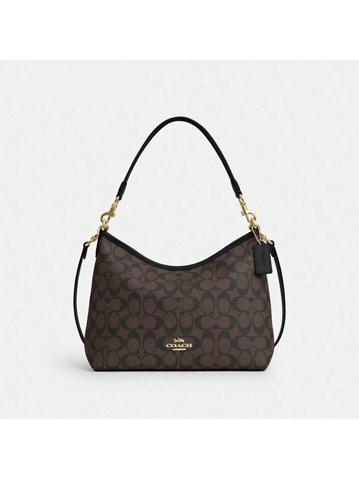 Coach Laurel Small Shoulder Bag In Signature Canvas