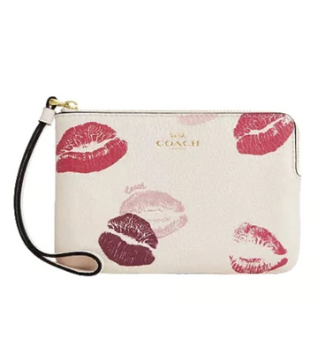 Coach Corner Zip Wristlet