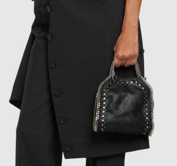 Stella McCartney Falabella Studded Tiny Tote Bag