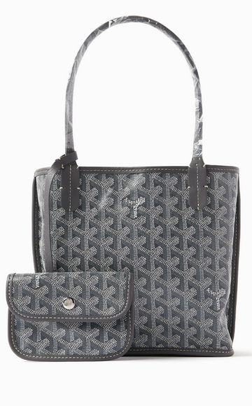 Goyard Anjou Mini reversible tote bag in grey