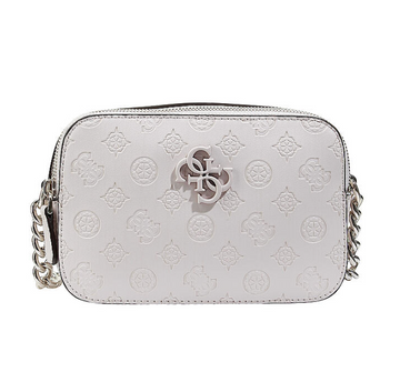 white Guess Noelle Crossbody Camera bag