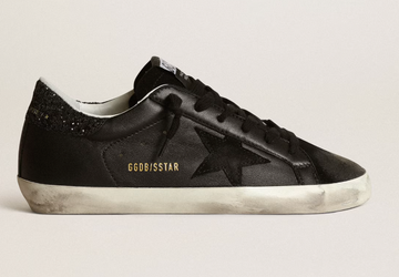 Golden Goose Super-Star sneakers in black nappa