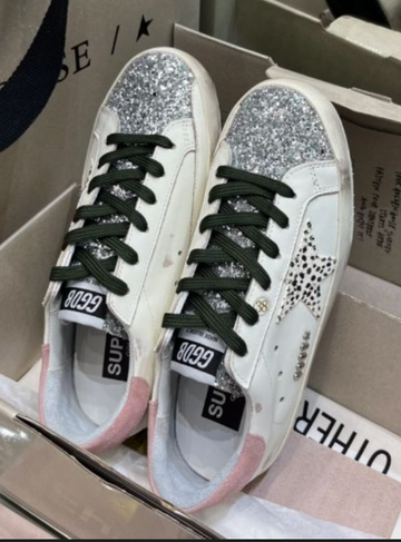Golden Goose Super-Star sneakers with white leather