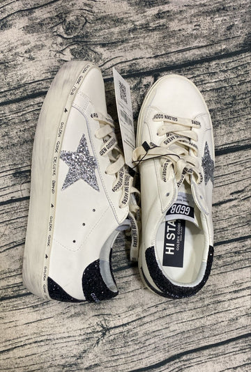 Golden Goose Hi Star leather sneakers