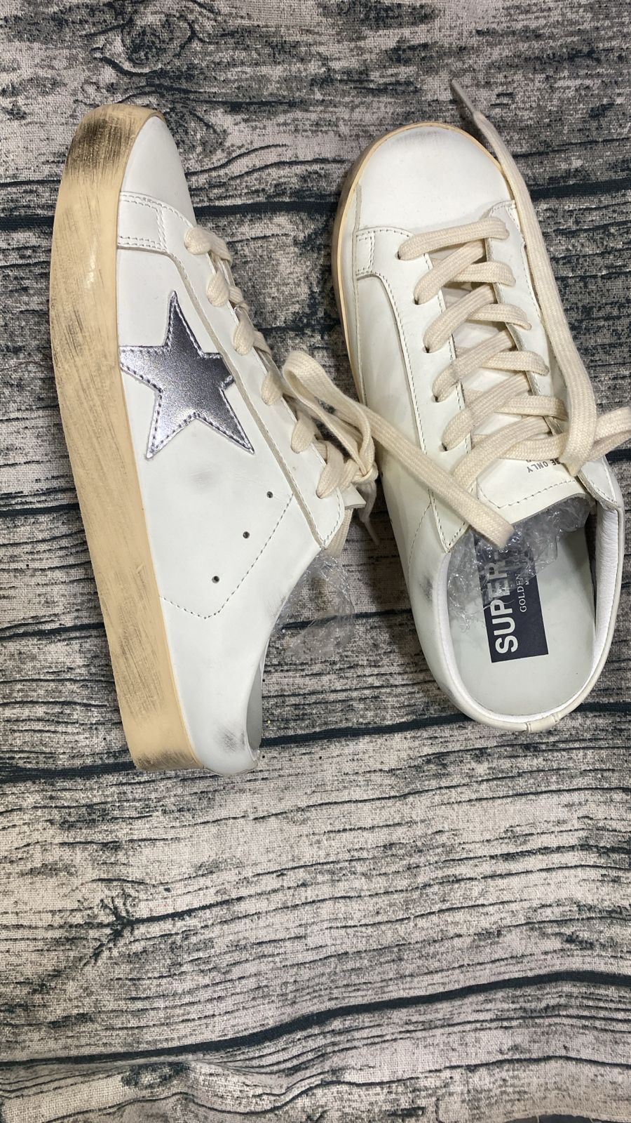 Golden Goose Super-Star distressed leather