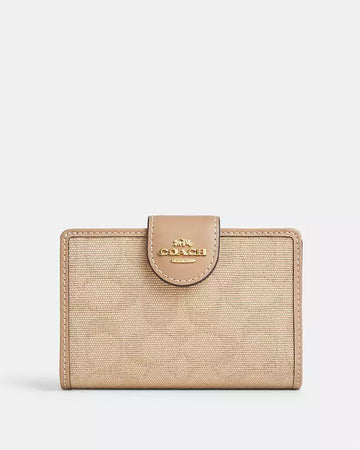Coach Medium Corner Zip Wallet